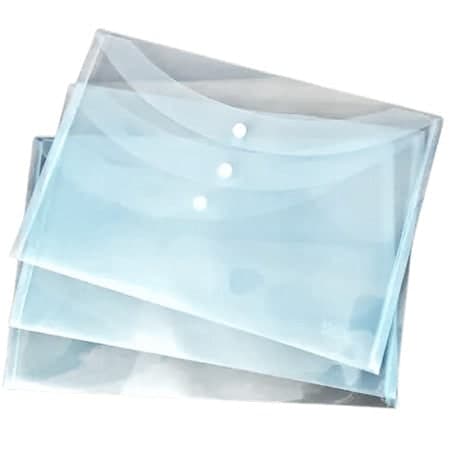 JB9 Button Bag 16 Micron Clear F/C Opaque Single Pocket