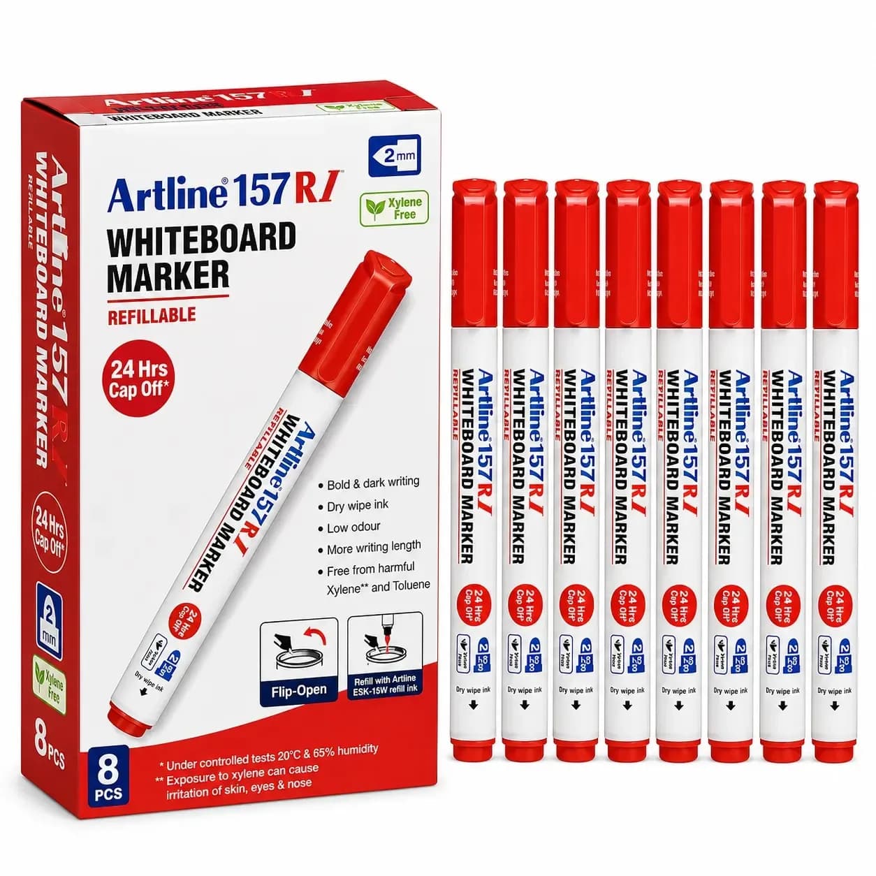 Artline EK 157 RI Whiteboard Marker (Pack of 10) preview 5