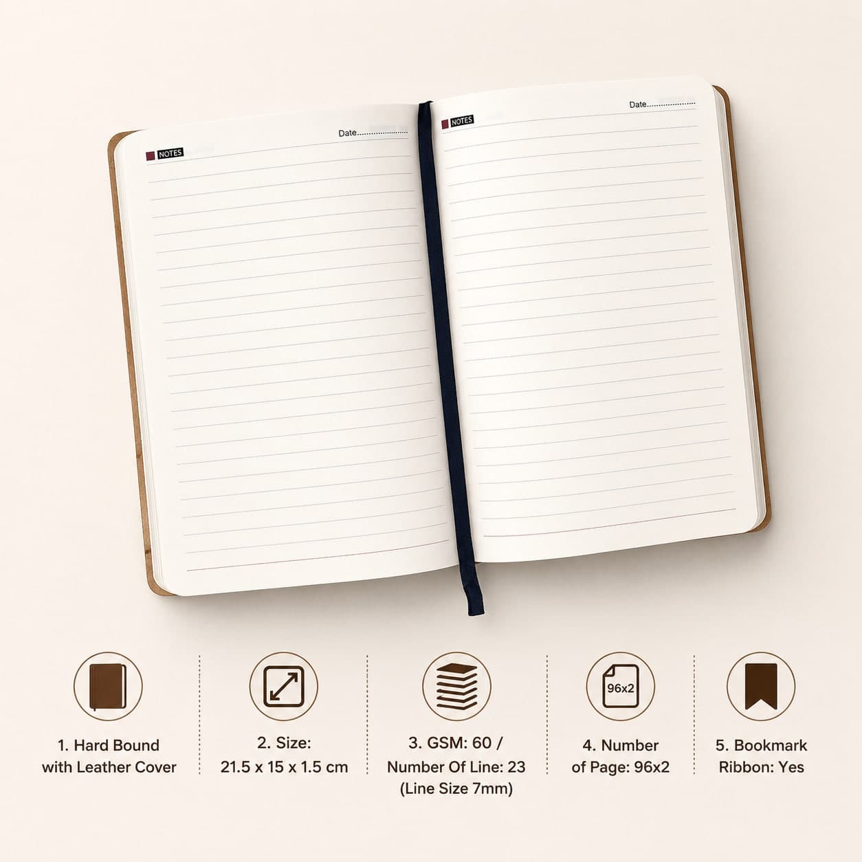 Elegant Hardcover Diary for Corporate Gifting preview 3