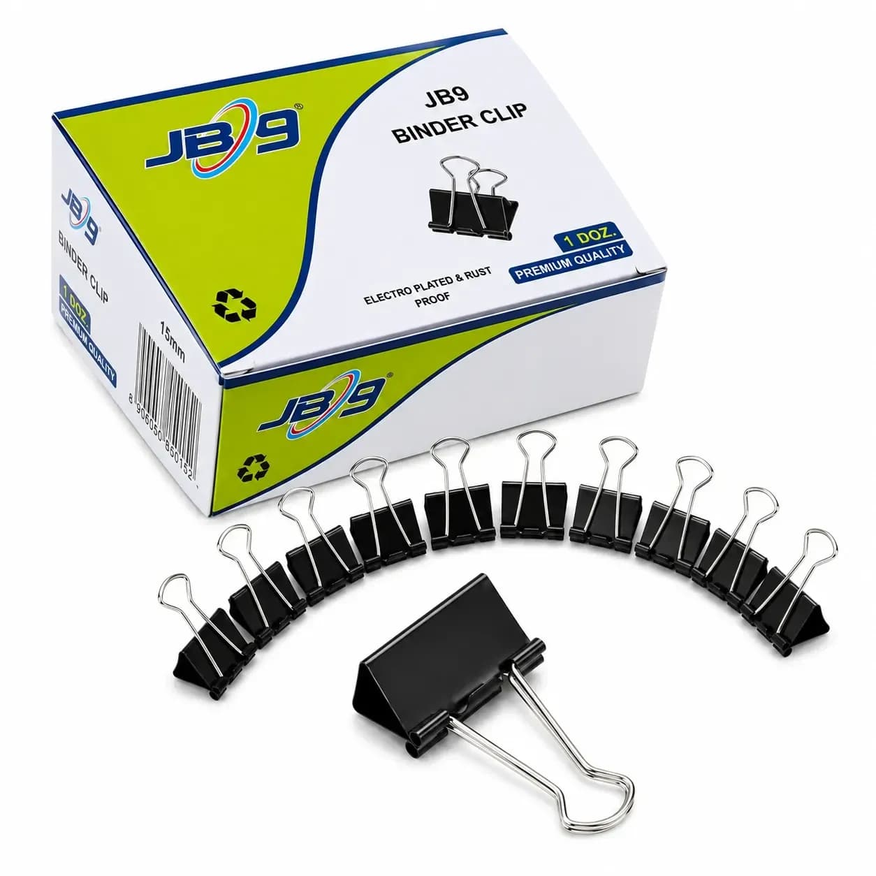 JB9 15mm Binder Clip