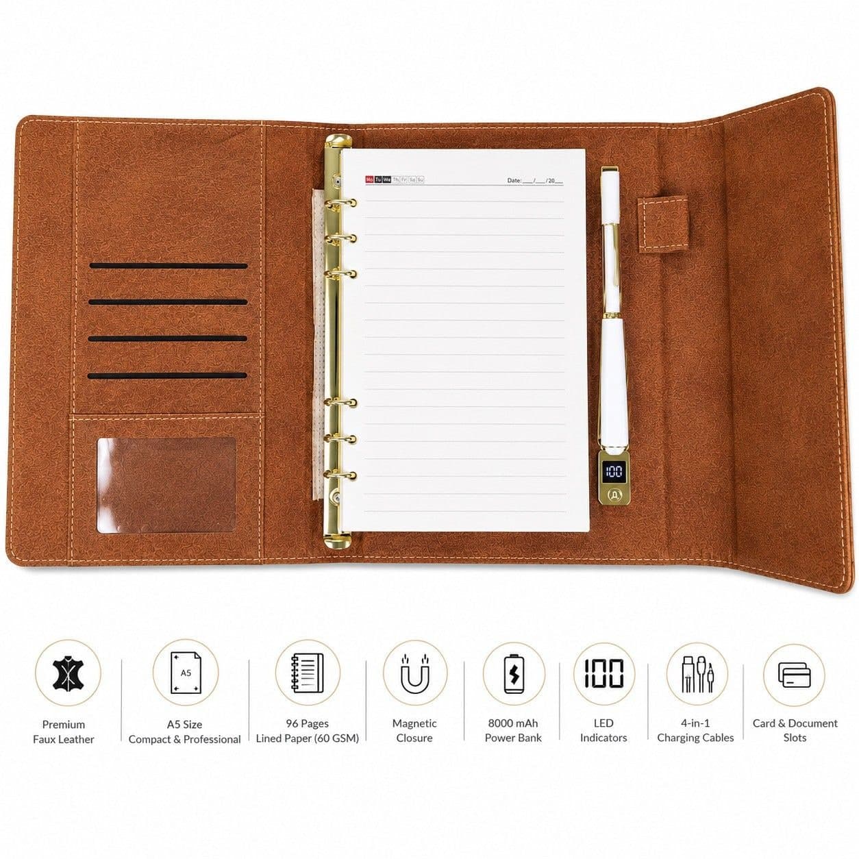 Executive Style Diary for Meetings, Notes & Planning preview 4