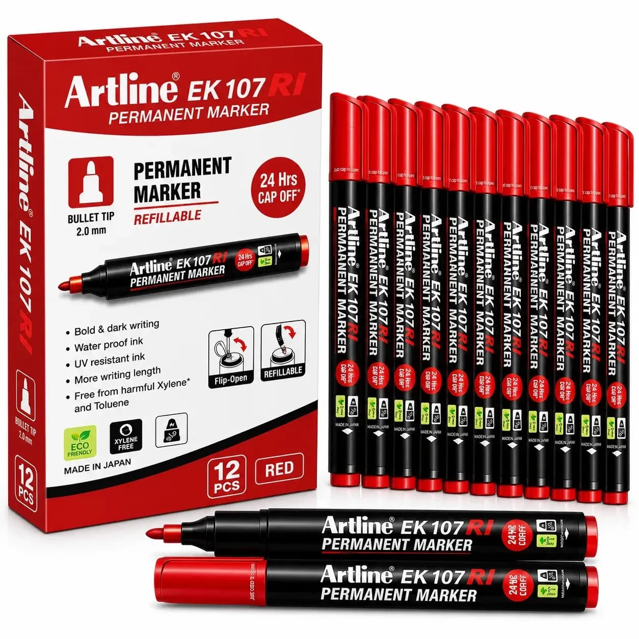 Artline Permanent Marker EK 107 RI preview 3