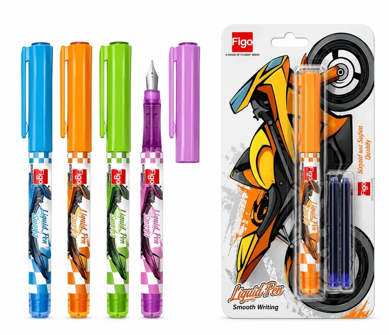 FIGO Racing Bike Liquid Fountain Pen