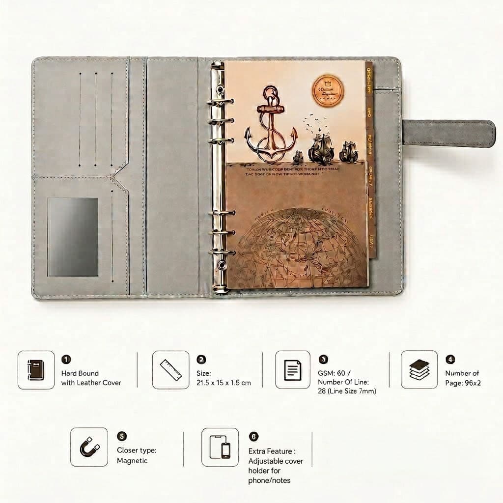 Luxury Corporate Diary with Minimal Elegant Design preview 5