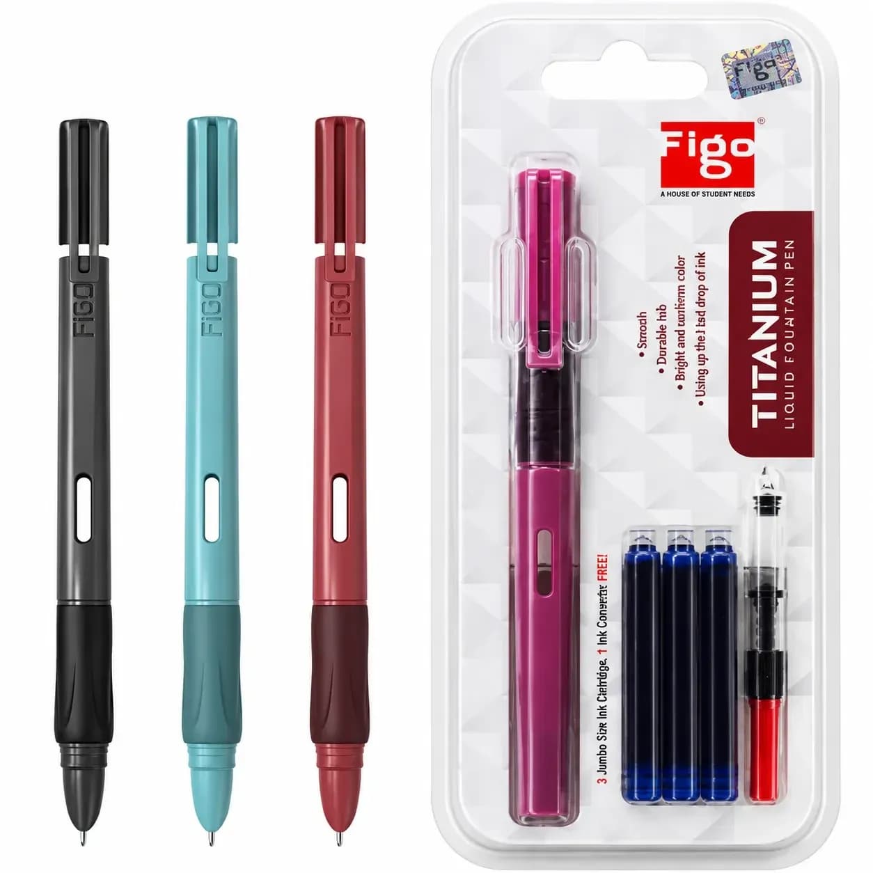 FIGO Titanium Liquid Fountain Pen