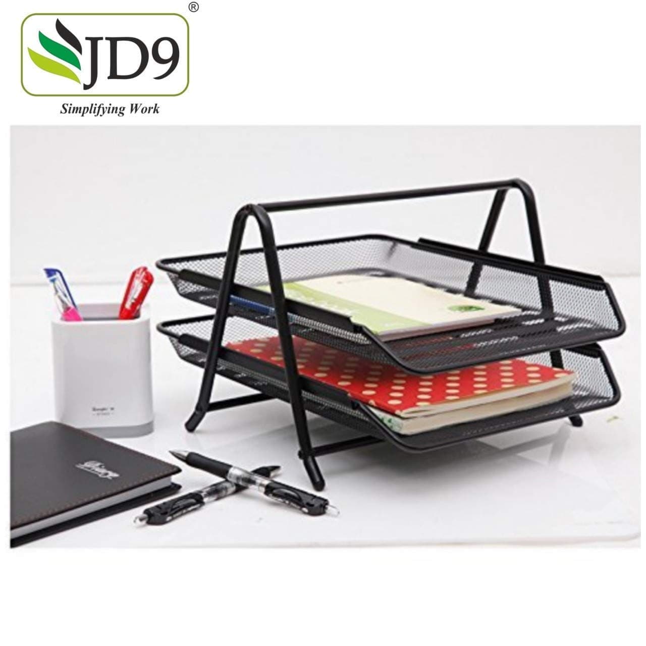 JB9 Mesh Wire - 2 Tyre Document Tray preview 2