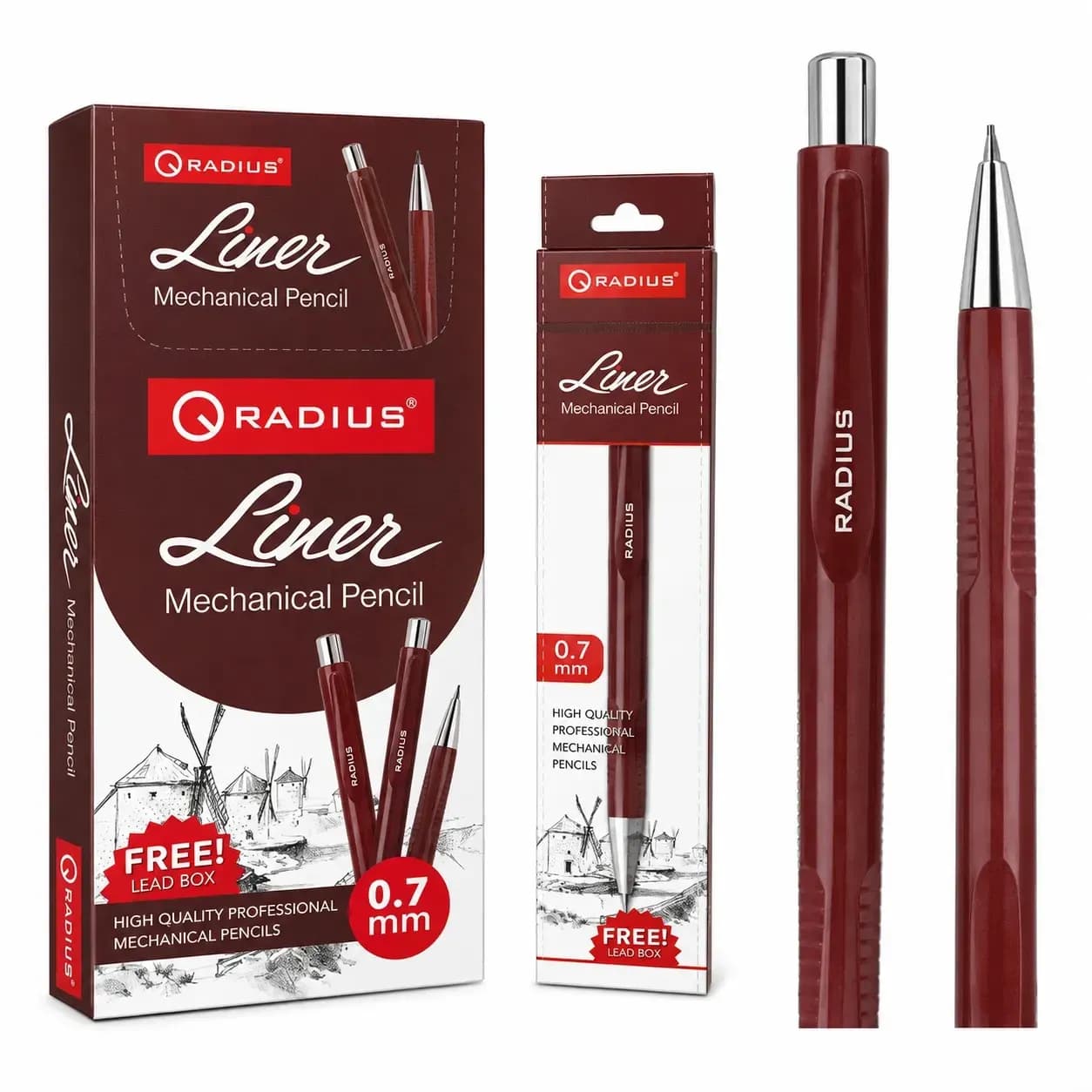 Radius Liner 0.7mm Mechanical Pencil
