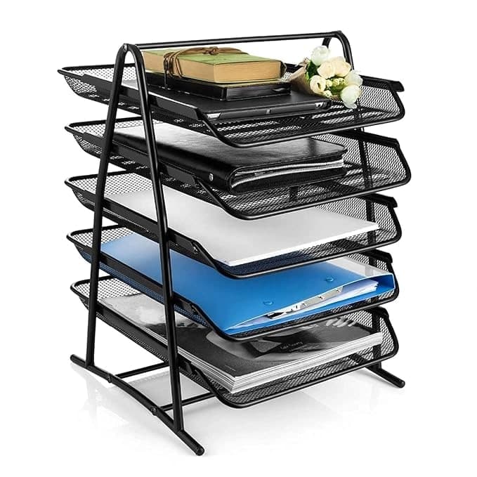 JB9 Mesh Wire - 5 Tyre Document Tray