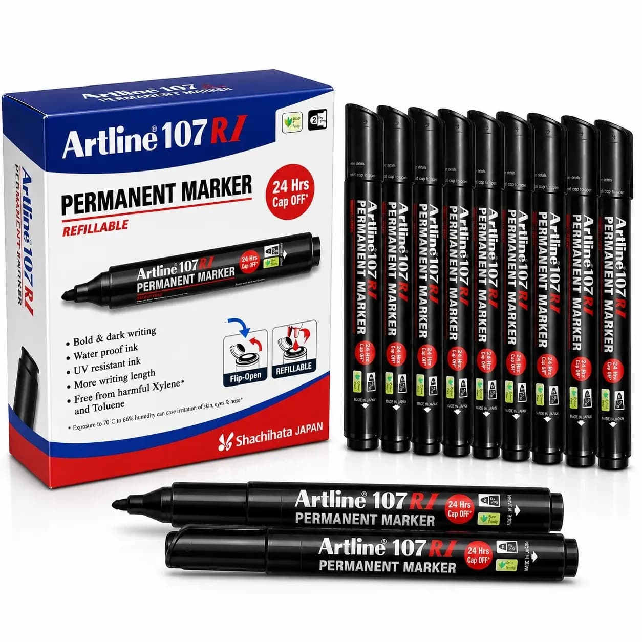 Artline Permanent Marker EK 107 RI
