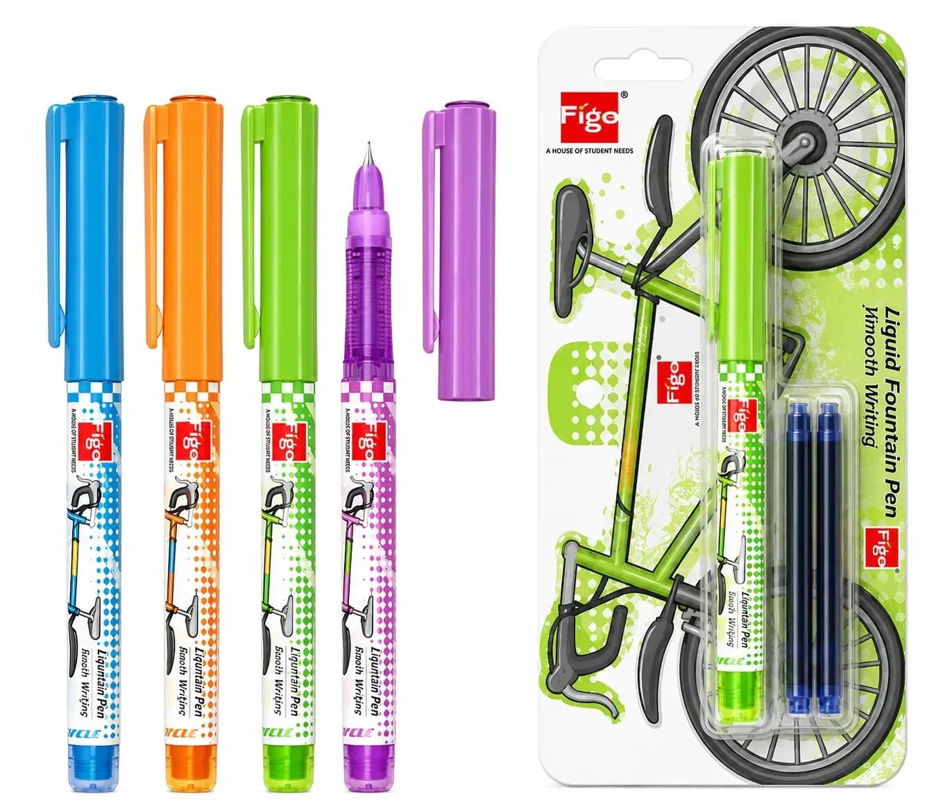FIGO Racing Bicycle Liquid Fountain Pen