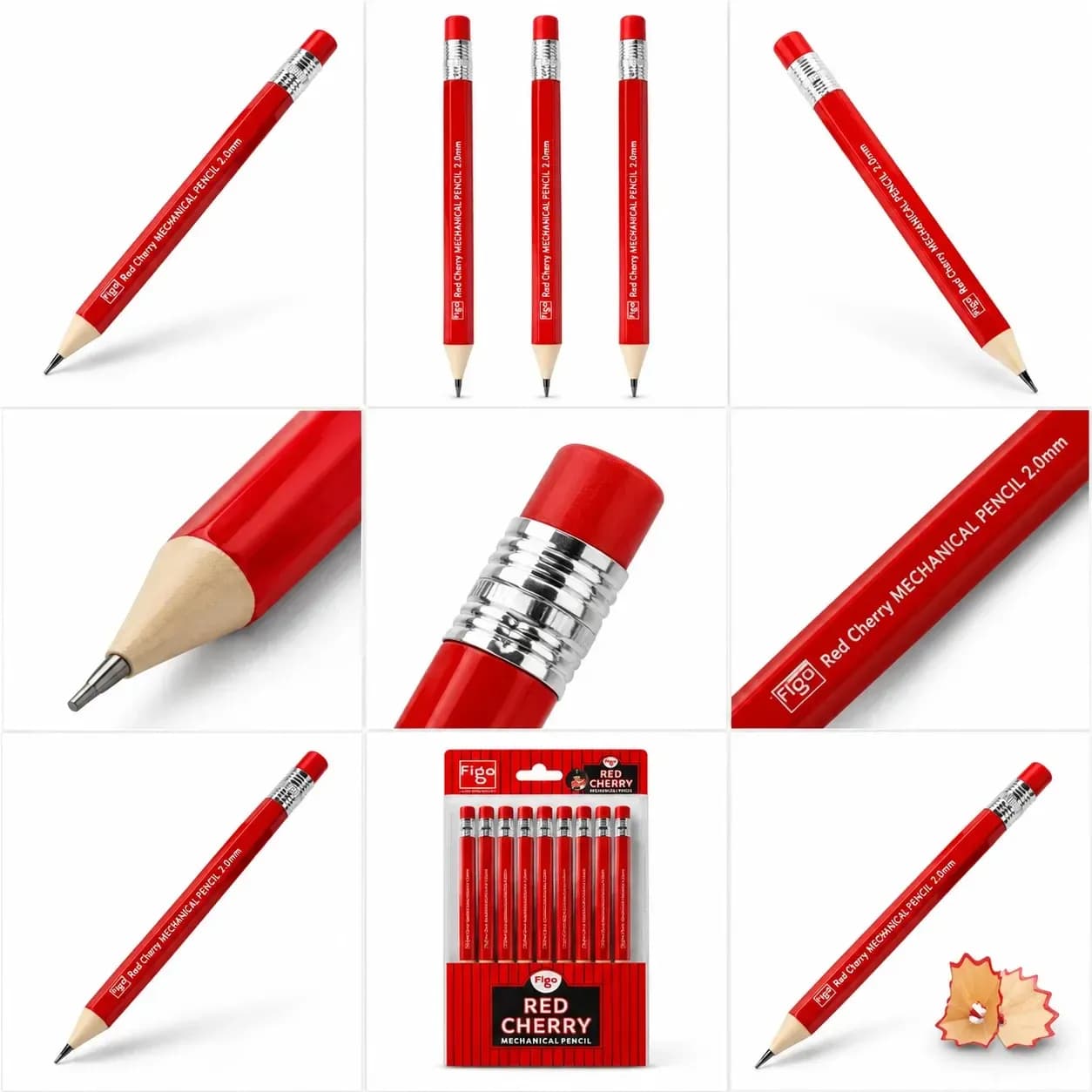 FIGO Red Cherry Mechanical Pencil 2.0mm preview 2