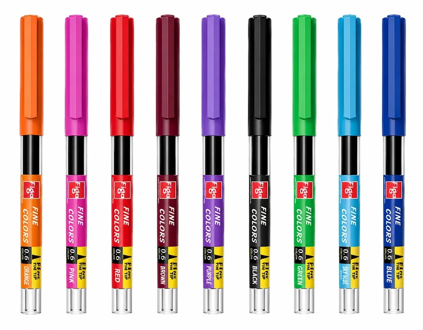 FIGO Sports Liquid Roller Pen (10 Colours)