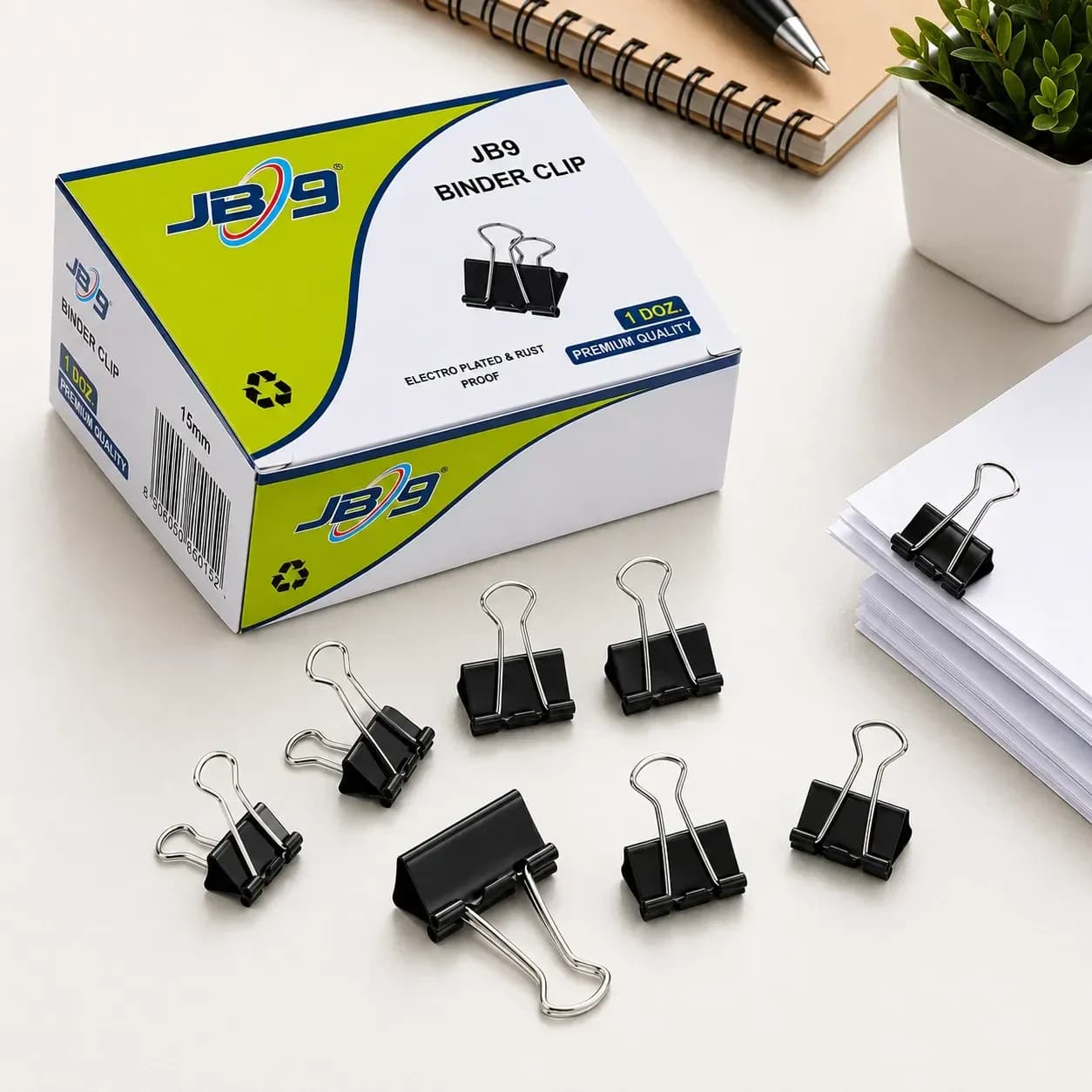 JB9 15mm Binder Clip preview 3