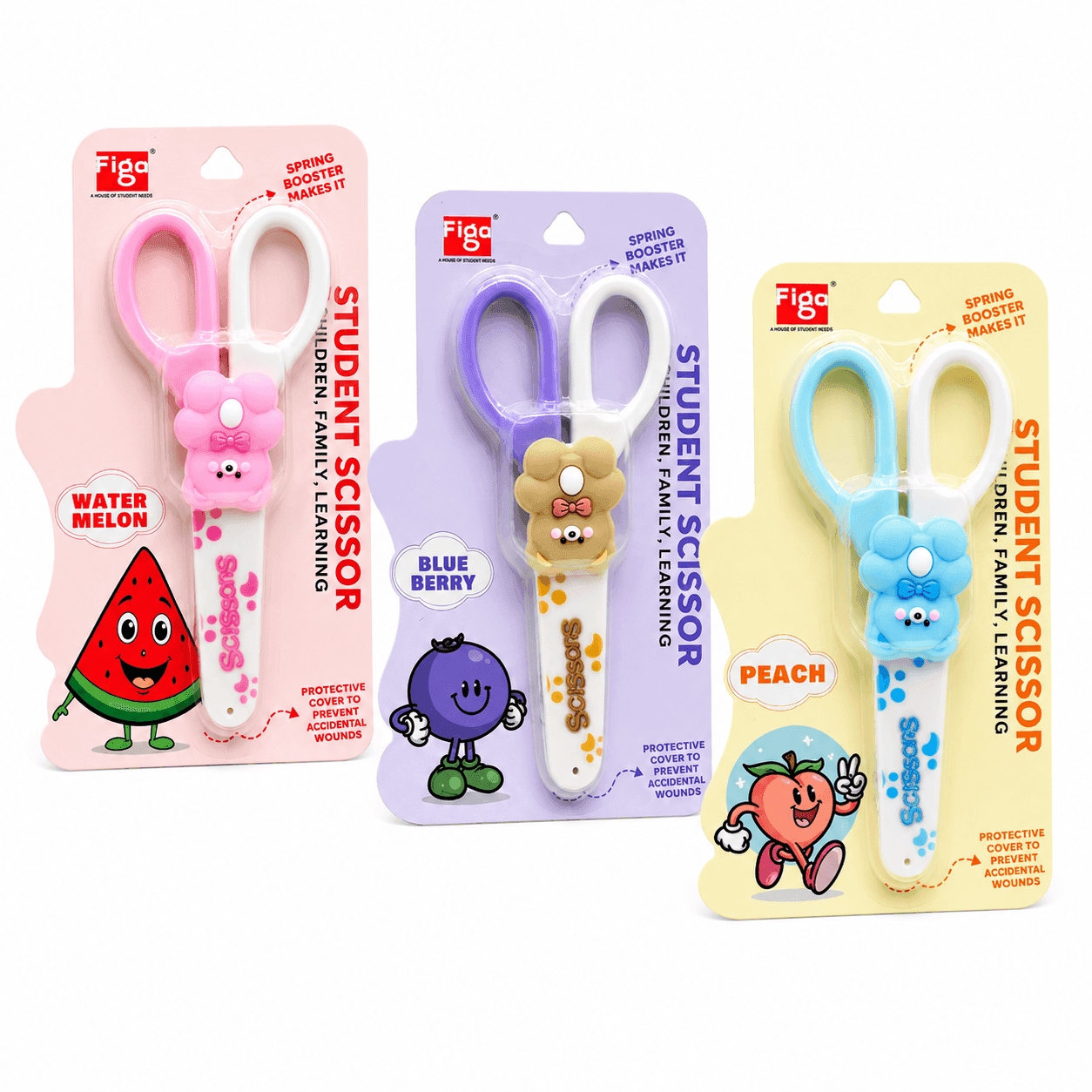 FIGO Fruit Scissors with Protective Cap