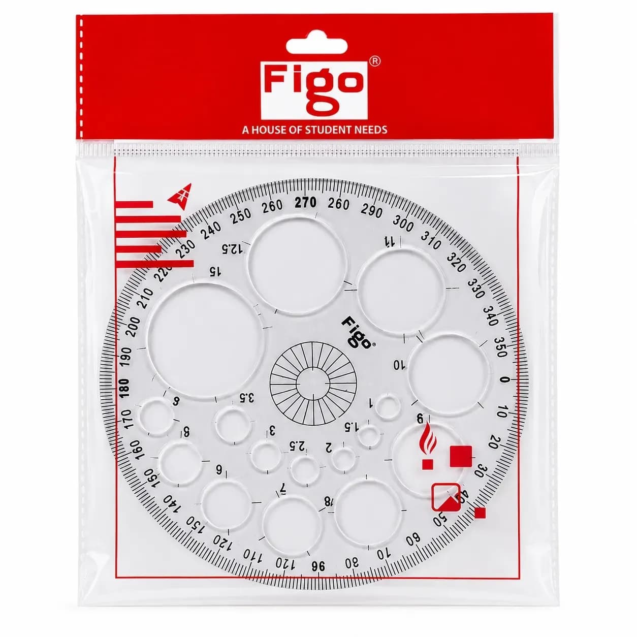 FIGO 360° Small Circle Protractor