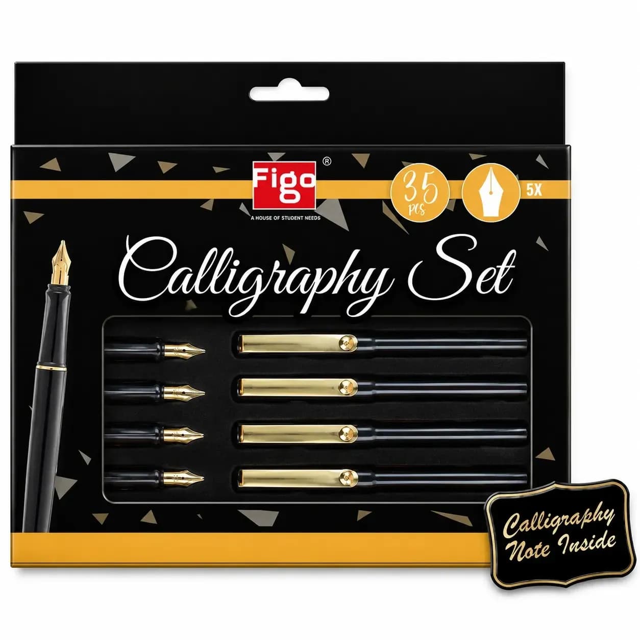 FIGO Calligraphy Gold Pen