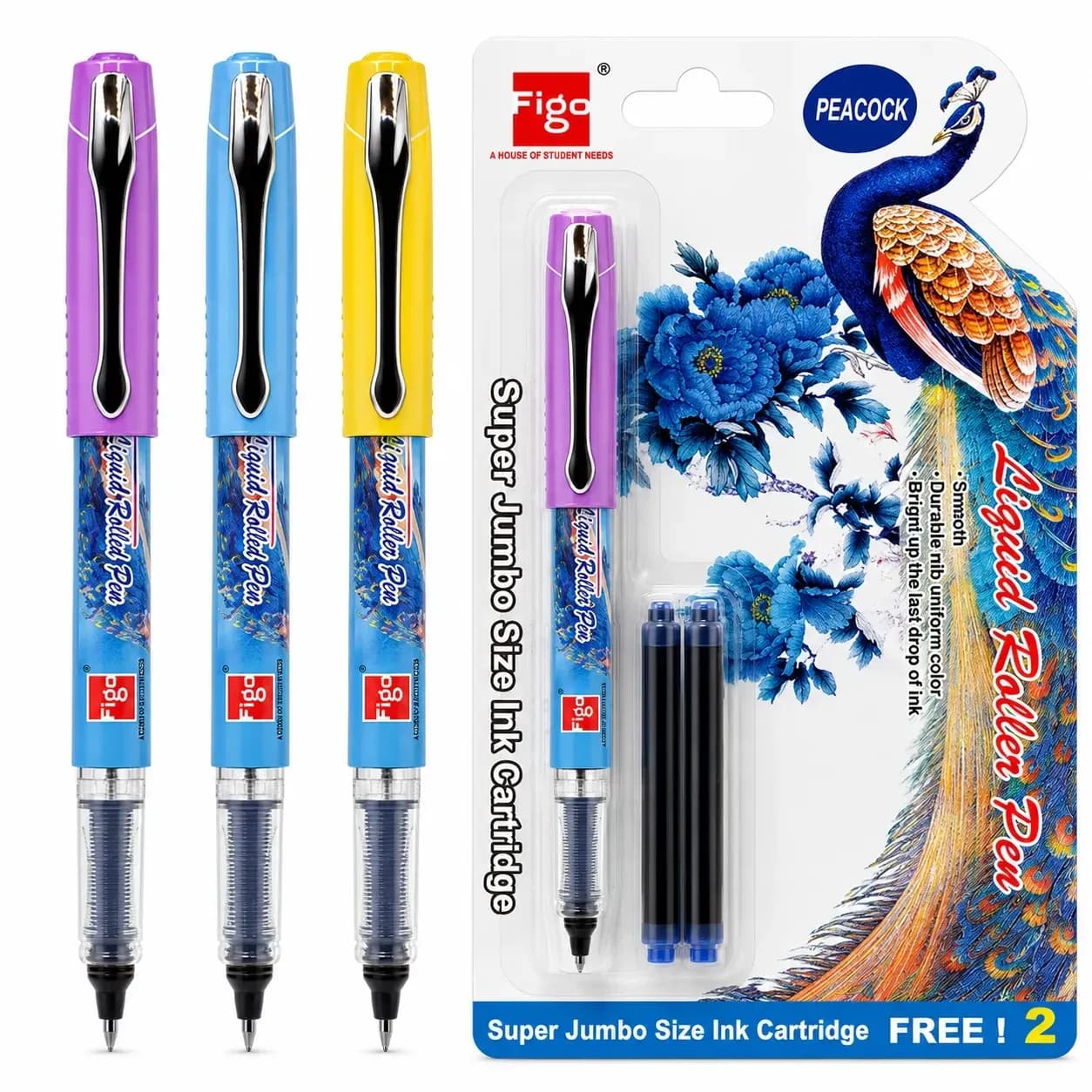 FIGO Peacock Liquid Roller Pen