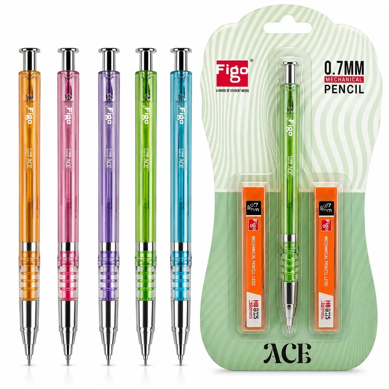 FIGO Mechanical Pencil Premium (2 Lead Tube Free)