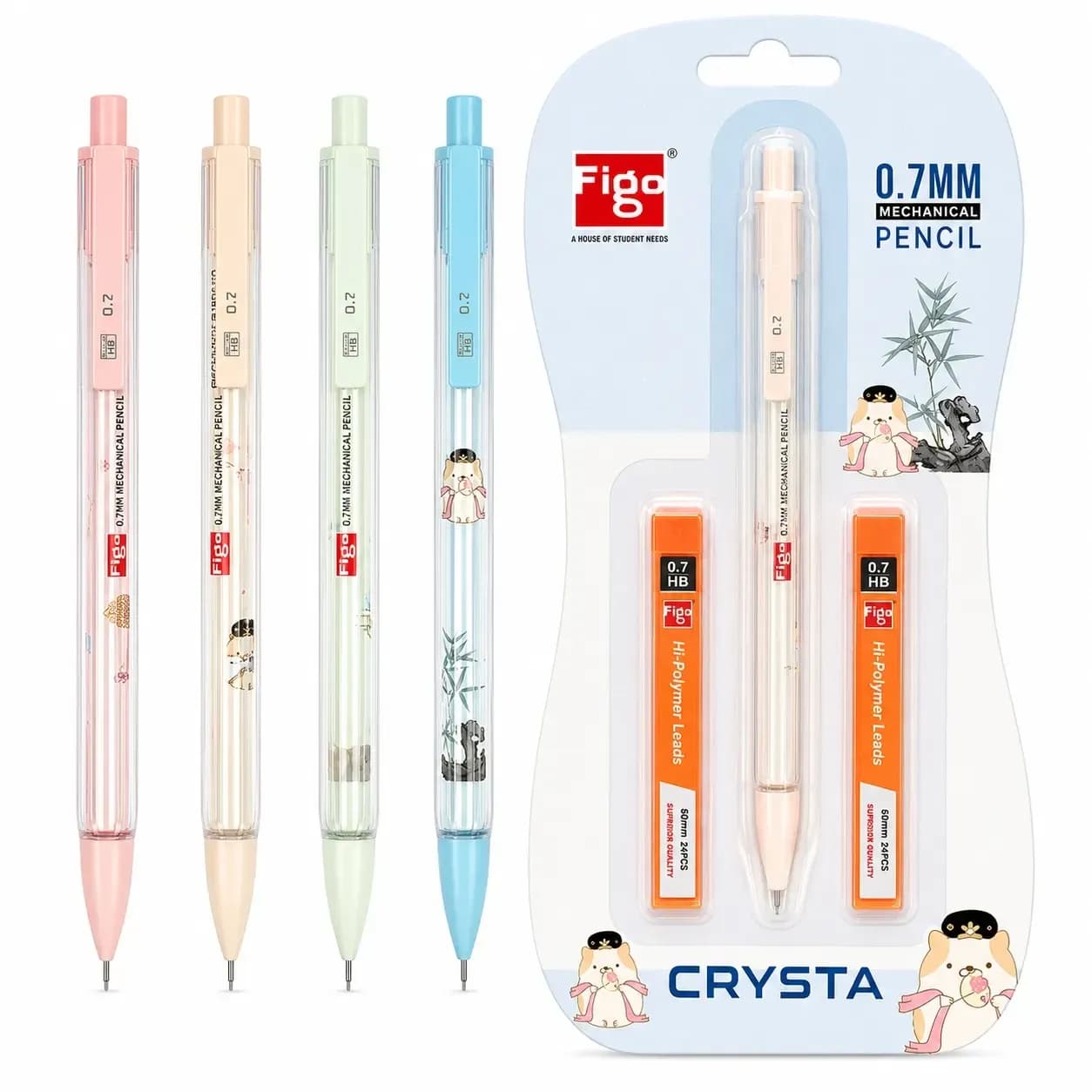 FIGO Mechanical Pencil (2 Lead Tube Free)