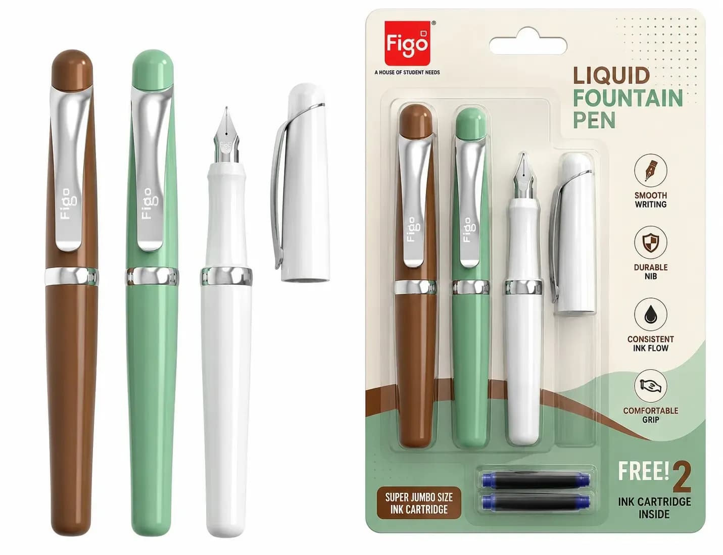 FIGO Glide Master Opaque Liquid Fountain Pen