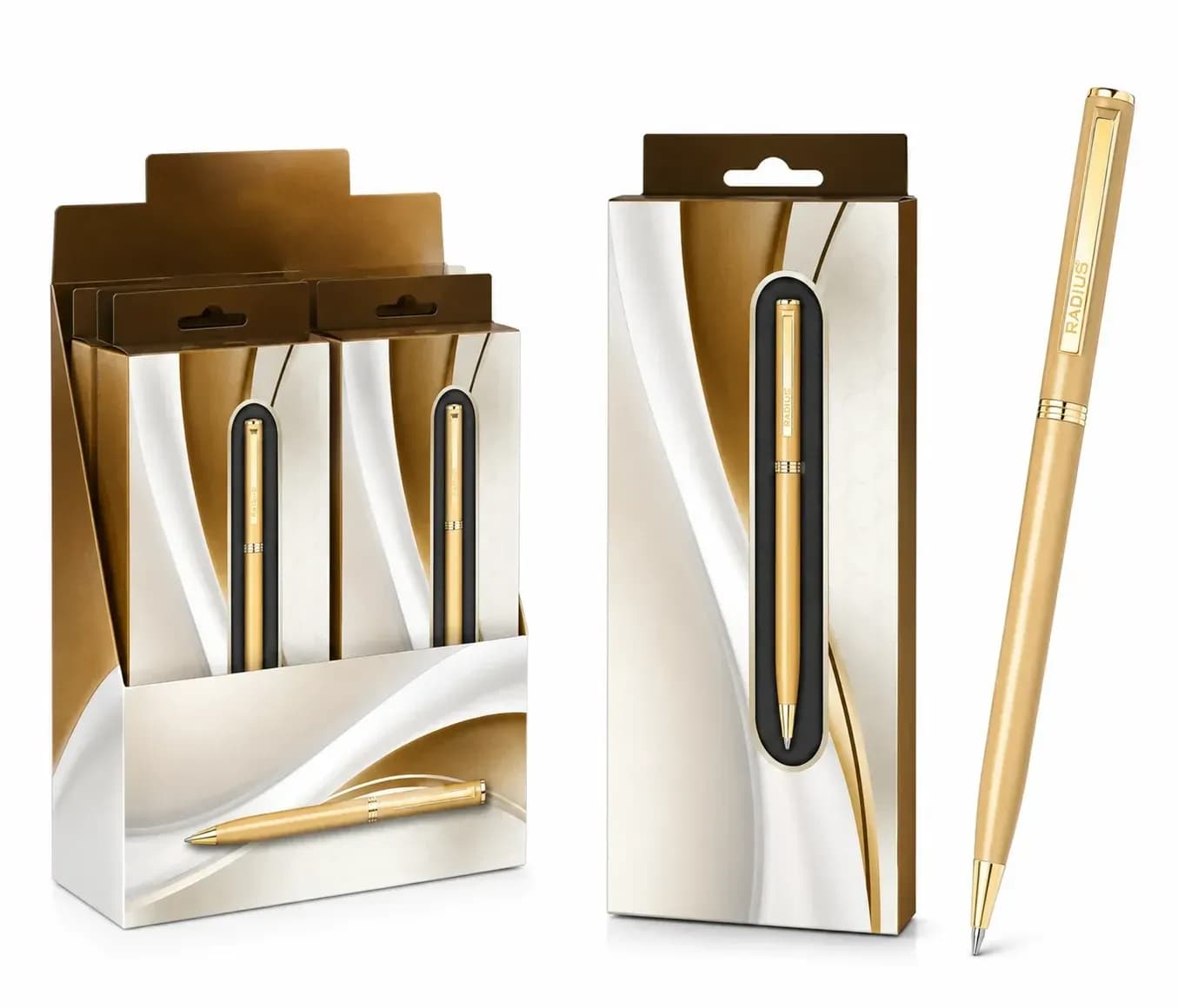 Radius Prime Gold Ballpoint Pen