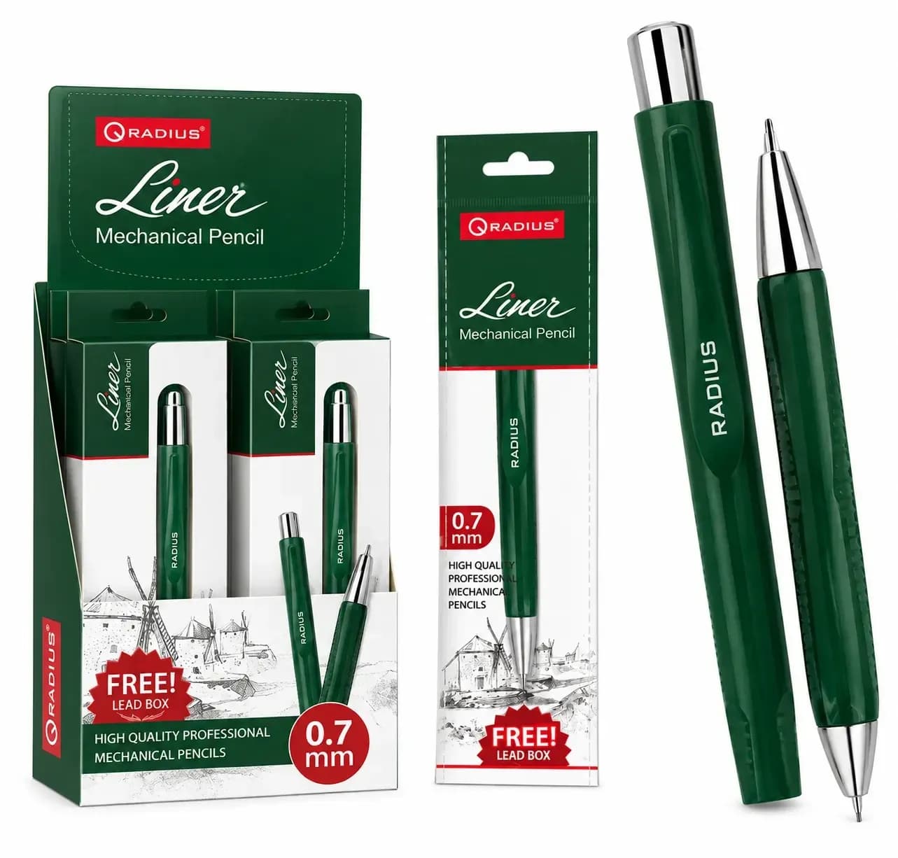 Radius Liner 0.7mm Mechanical Pencil preview 2