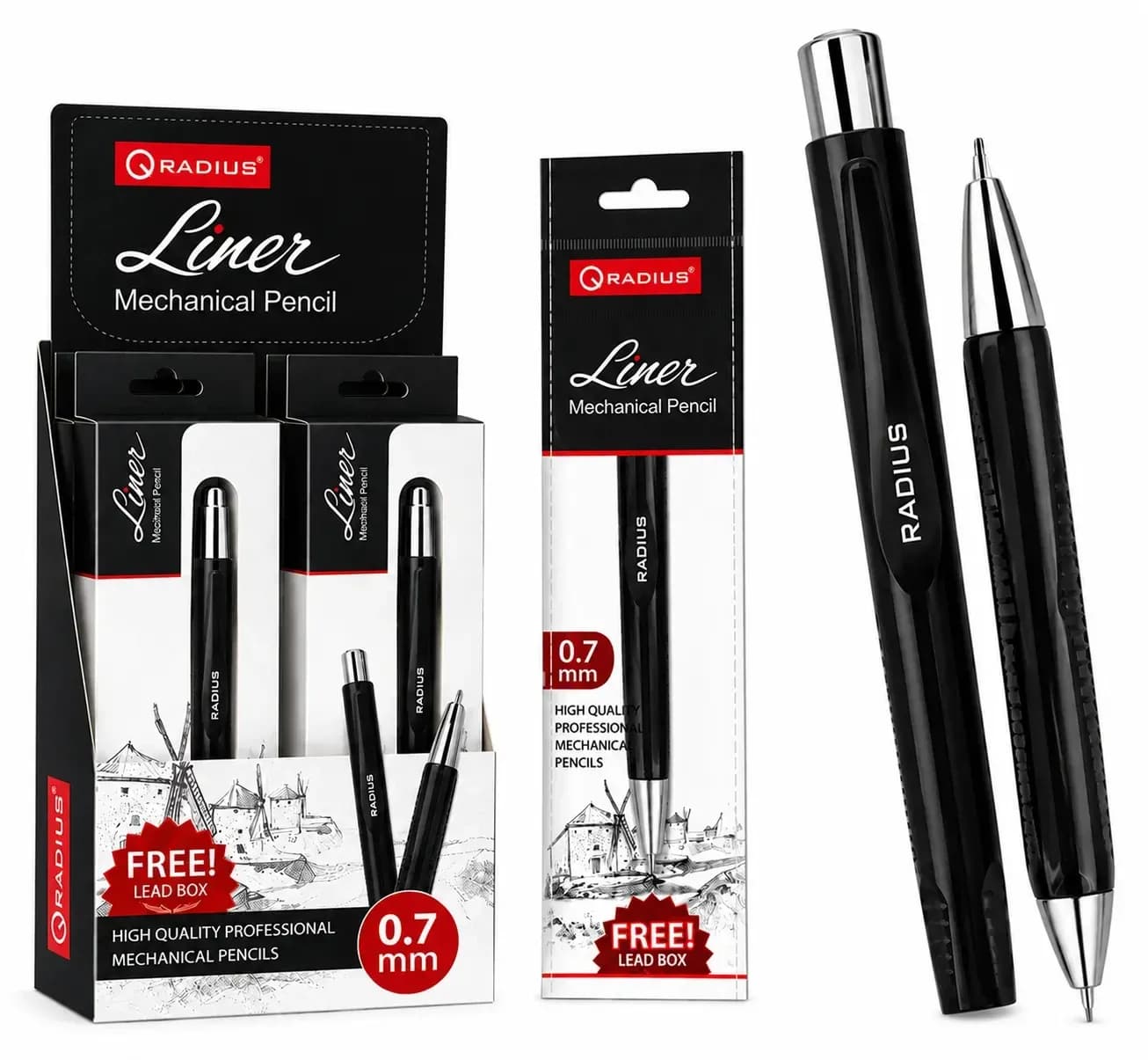 Radius Liner 0.7mm Mechanical Pencil preview 4