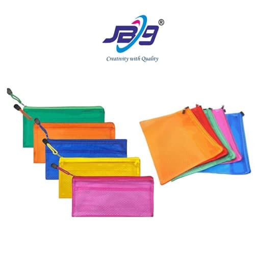 JB9 B4 Satin Zipper Pouch