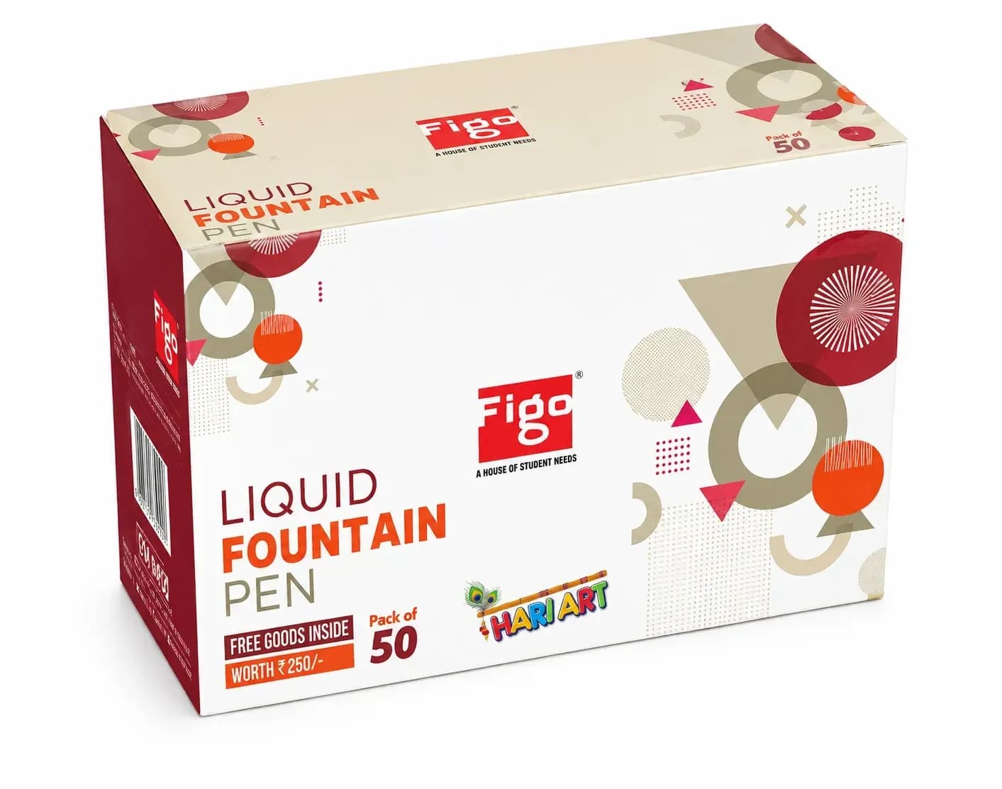 FIGO 50 Pcs Liquid Fountain Pen Hamper