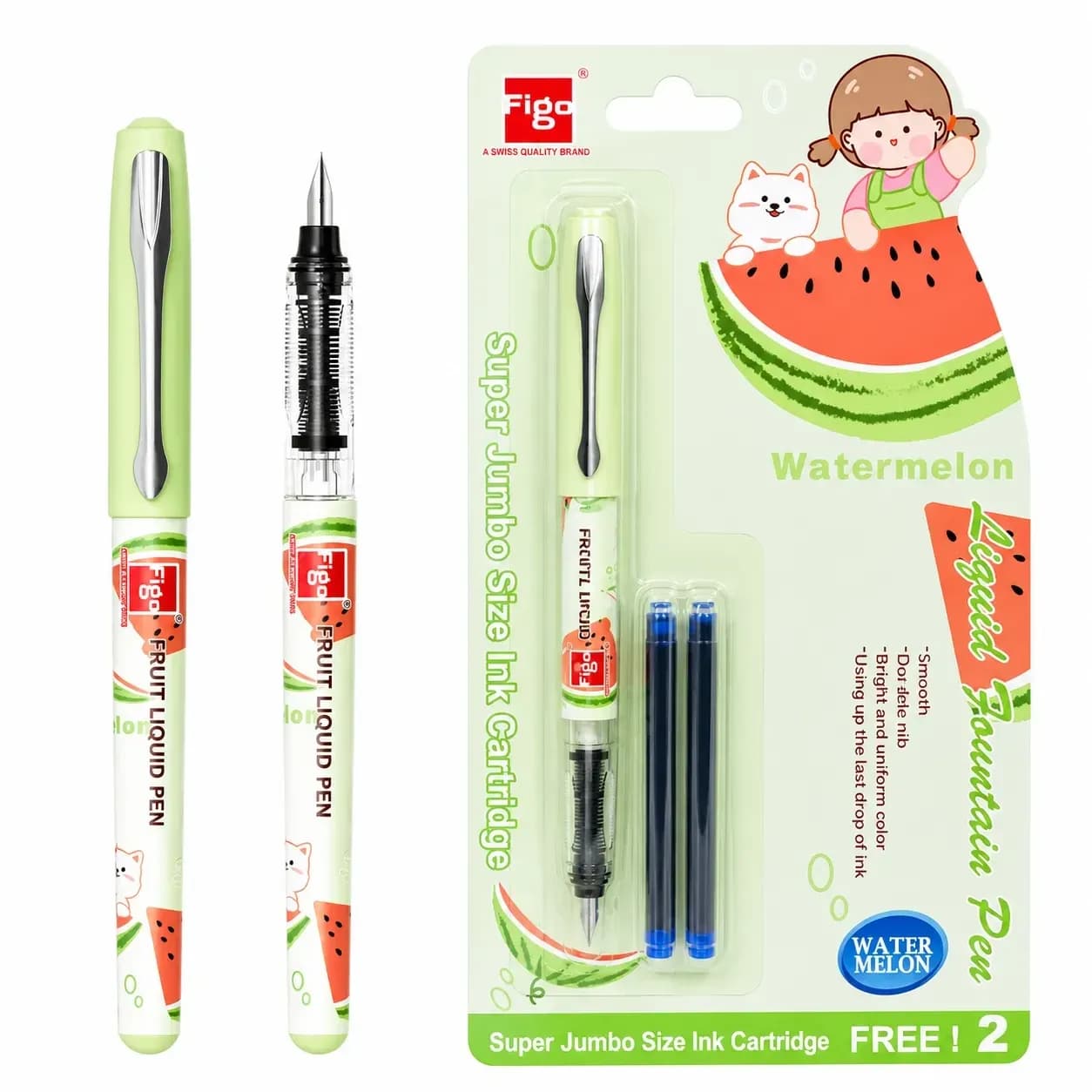 FIGO Watermelon Liquid Fountain Pen