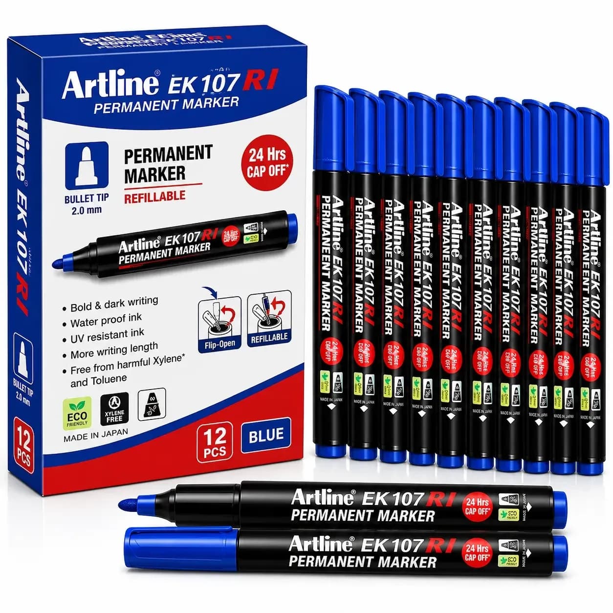 Artline Permanent Marker EK 107 RI preview 2