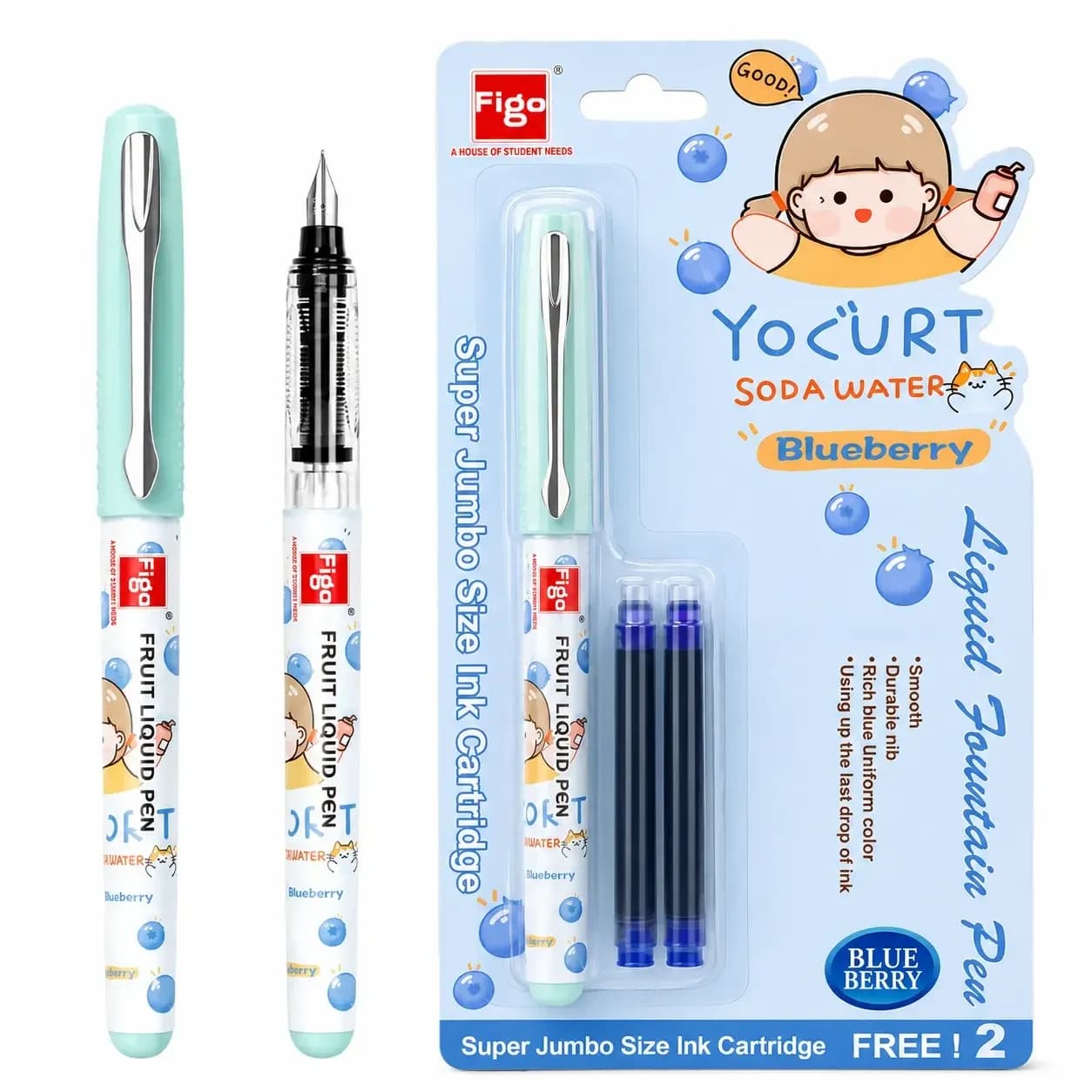 FIGO Blueberry Liquid Fountain Pen