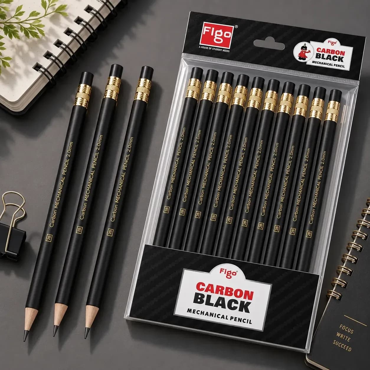 FIGO Carbon Mechanical Pencil 2.0mm preview 2