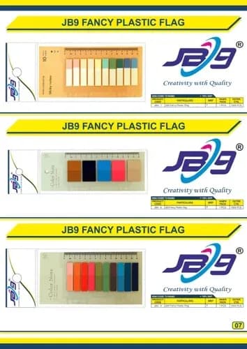 JB9 Fancy Plastic Flag - Style 1 - 2 - 2