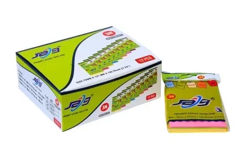 JB9 3x4 Prompt Multi Neon Sticky Note Pad