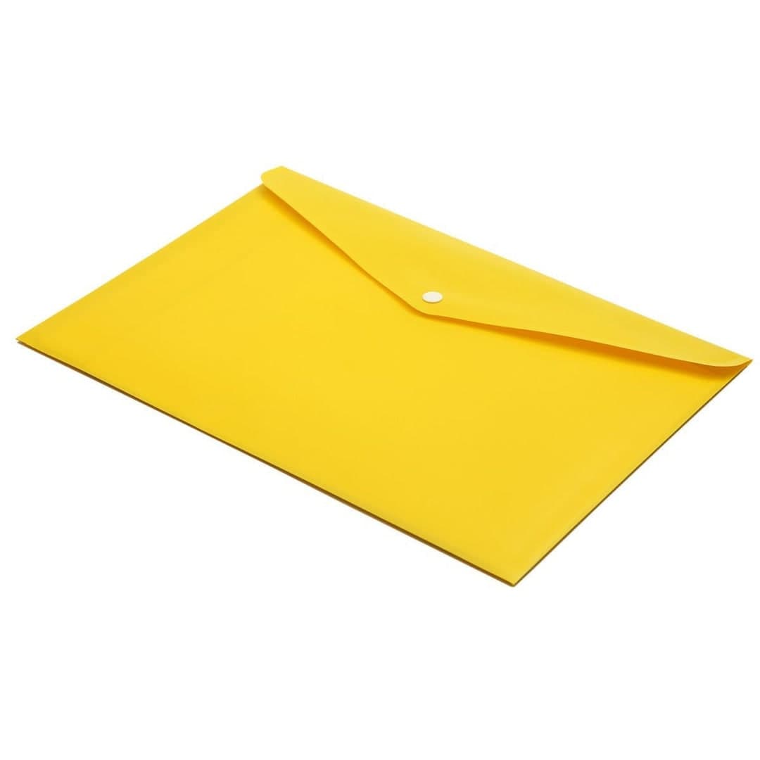 JB9 Button Bag 14 Micron Clear F/C Opaque Single Pocket