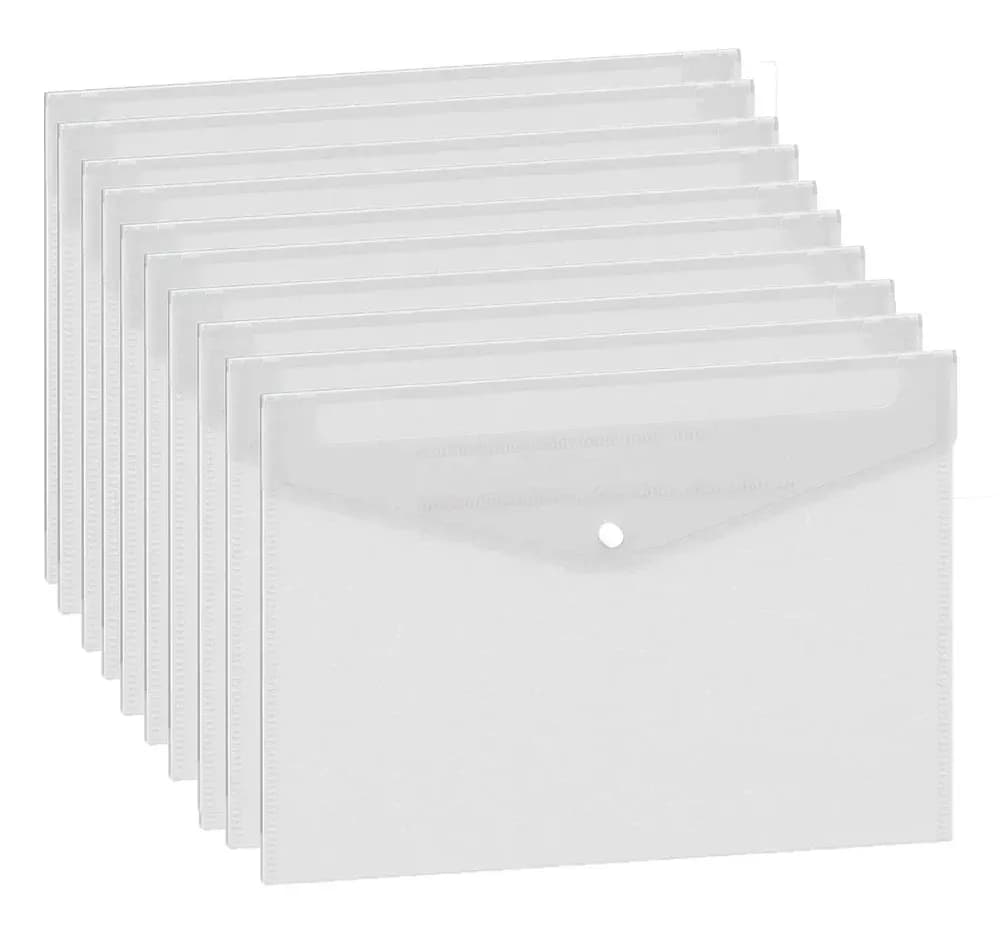 JB9 Button Bag 14 Micron Plain F/C Clear