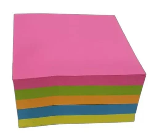 JB9 1x4 Four Colour Sticky Note Pad - 3x3 - Style 1