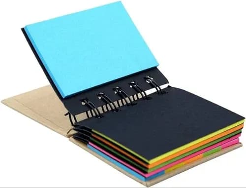 JB9 1x4 Four Colour Sticky Note Pad - 3x4 - 344 A