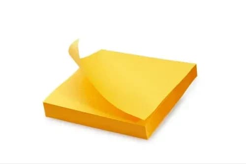 JB9 4x4 Yellow Sticky Note Pad